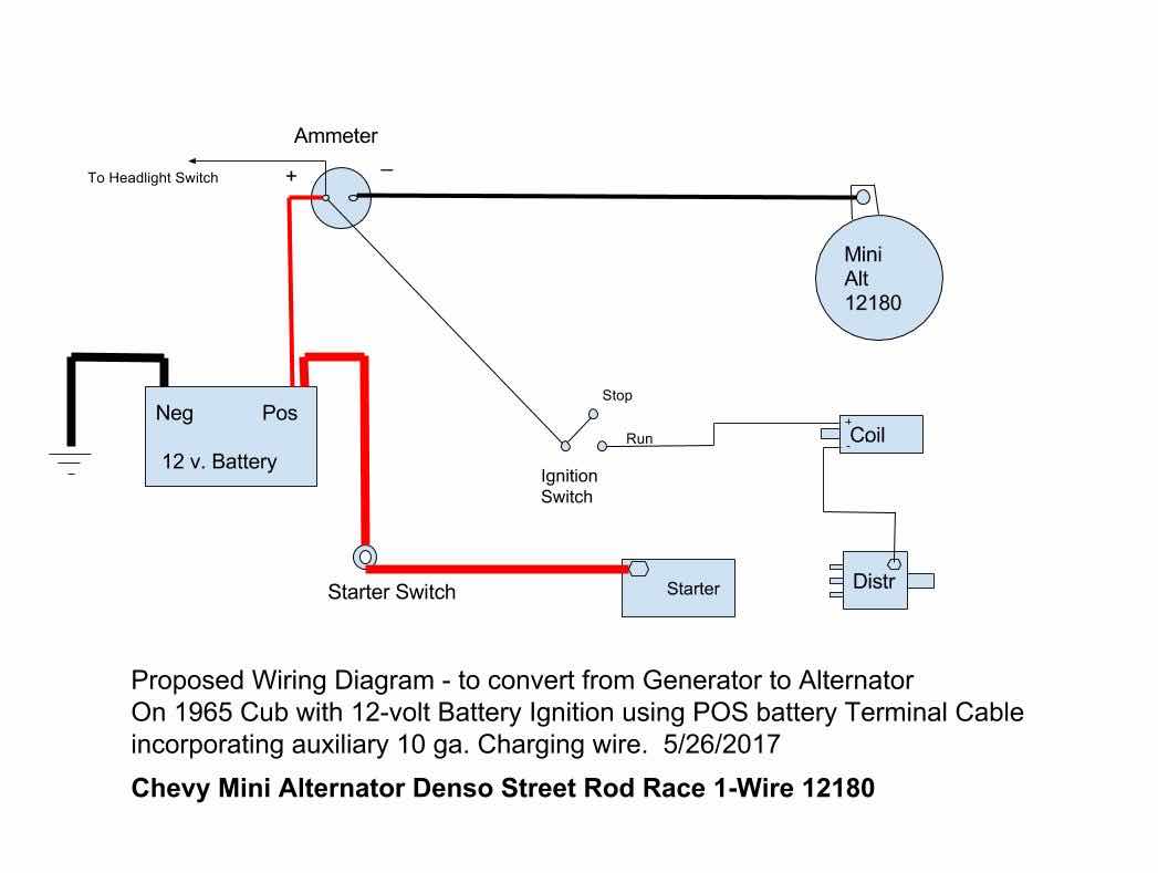 Single Wire Alternator Wiring Diagram - Database